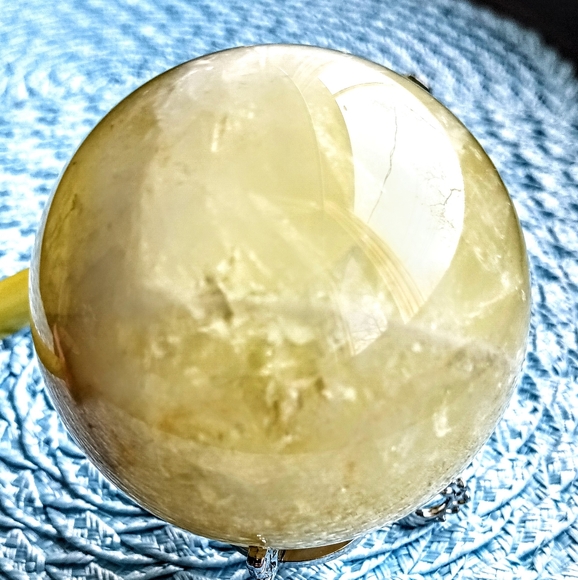 Yellow Citrine Sphere - Picture 2 of 3